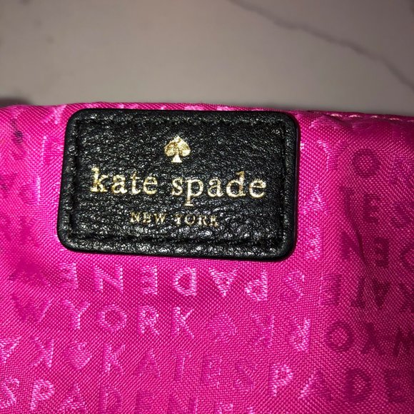 Black Leather Kate Spade Purse - Picture 8 of 9